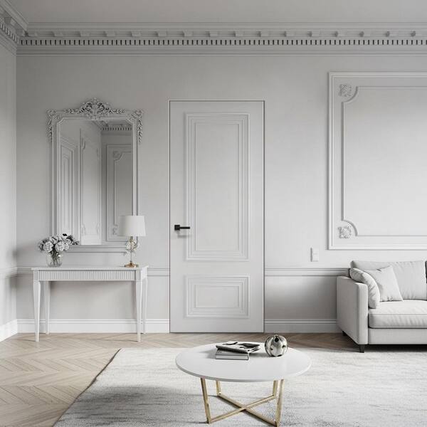 Palazzo 2-Panel 36 x 84 Left-Handed Primed Composite Wood