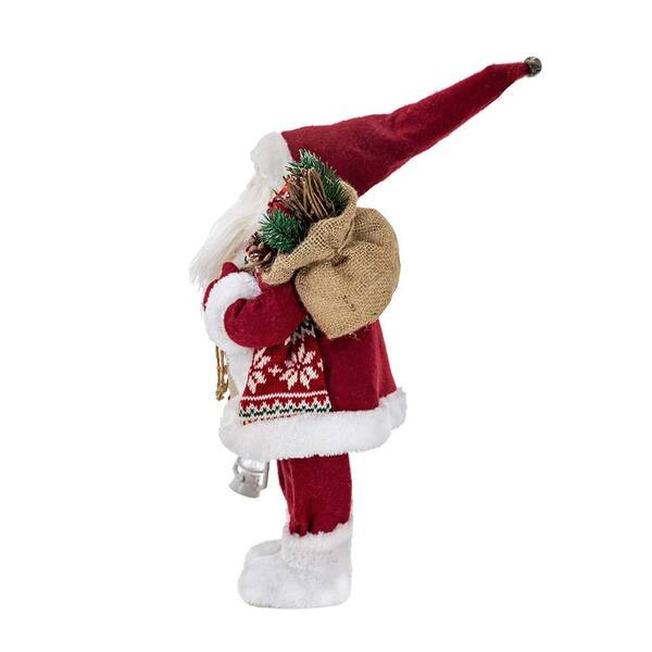 23.6 in. Christmas Standing Santa, Xmas Decorations, Christmas