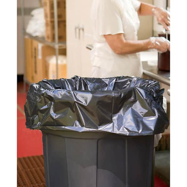 Commercial 23 Gallon Trash Bags, Garbage Bags, 1.1 MIL, Unscented,  Black, 150 Count