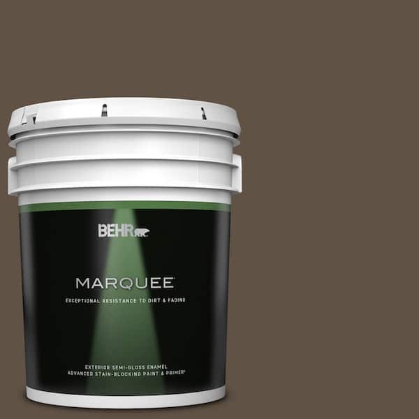 BEHR MARQUEE 5 gal. #S-H-720 Volcanic Island Semi-Gloss Enamel Exterior Paint & Primer