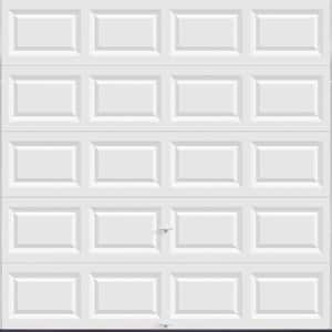 Classic Collection 8 ft. x 8 ft. Non-Insulated Solid White Garage Door
