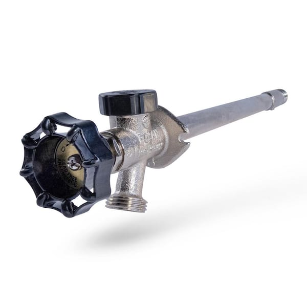 10 in. Anti-Siphon 3/4 in. Sillcock Valve Frost Free Outdoor Wall Faucet with 1/2 in. MIP/Sweat and Hose Bib