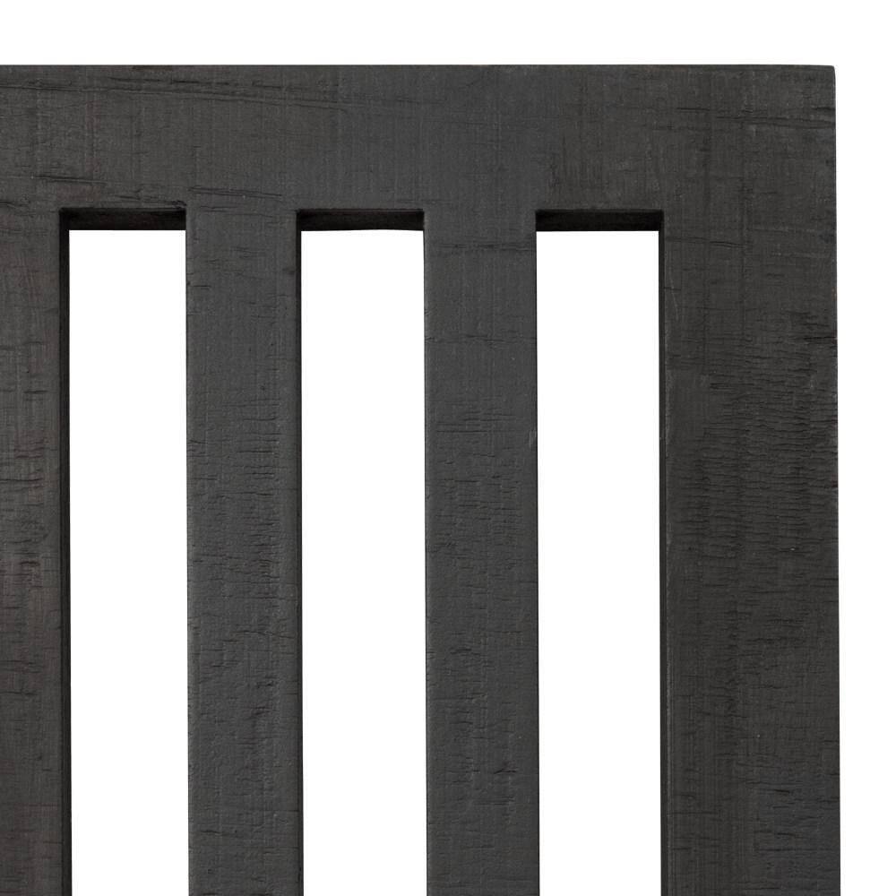 Montour Black Geometric Wooden Wall Art Plaque Set