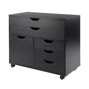 Halifax Black Mobile Cabinet 3-Sections