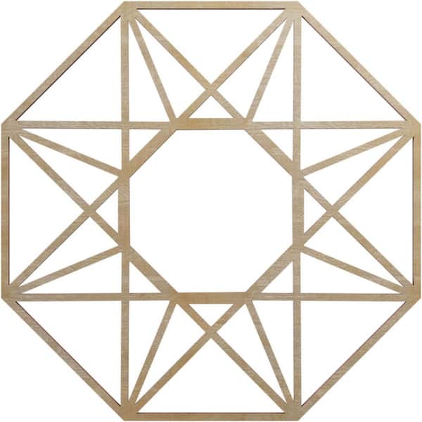 Ekena Millwork 0.25 in. x 6.25 in. x 16 in. Wood Medallion Moulding