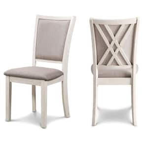 New Classic Furniture Amy Bisque Solid Wood Dining Chair (Set of 2)