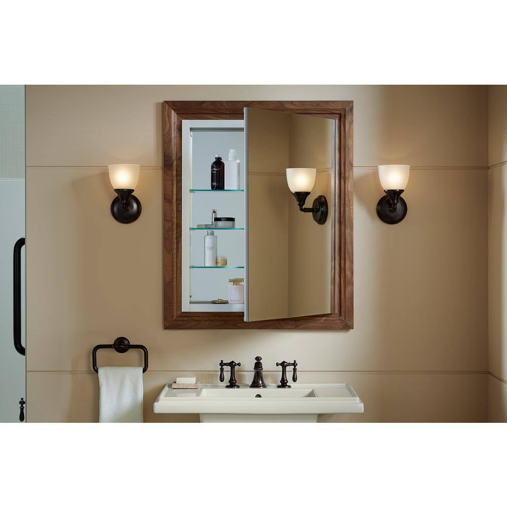 Devonshire Vintage Oil-Rubbed Bronze Bathroom Wall Sconce, 9.13" Height