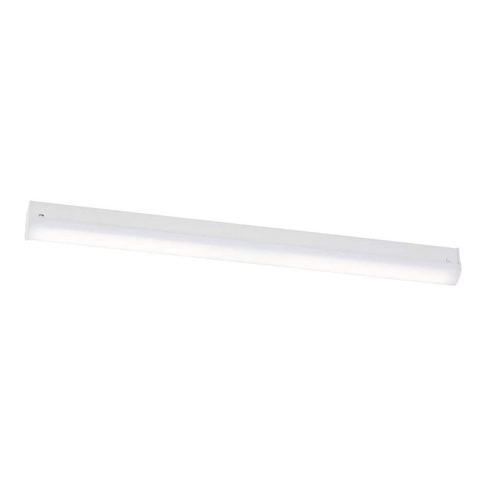 White Acrylic LED Strip Light with Diffuser, 2'