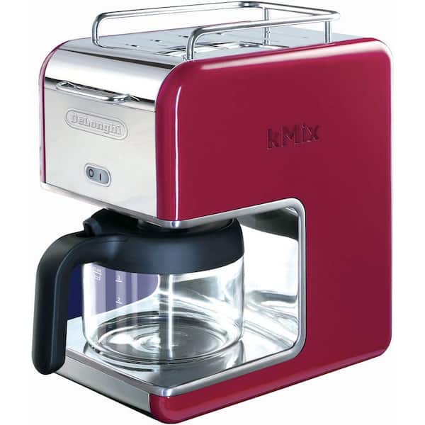 DeLonghi kMix 5-Cup Coffee Maker in Red-DISCONTINUED