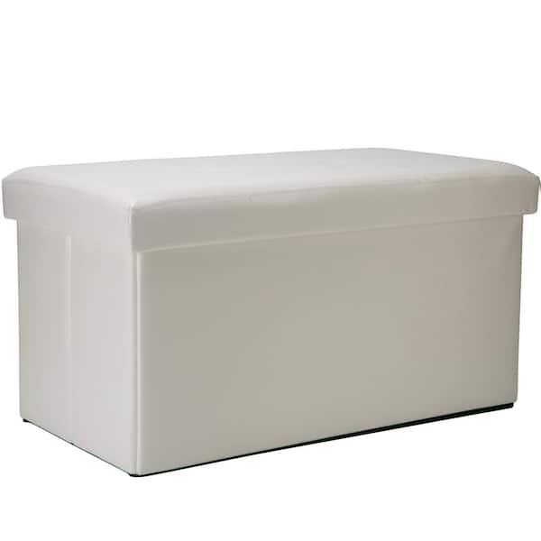 SIMPLIFY Ivory Storage Ottoman