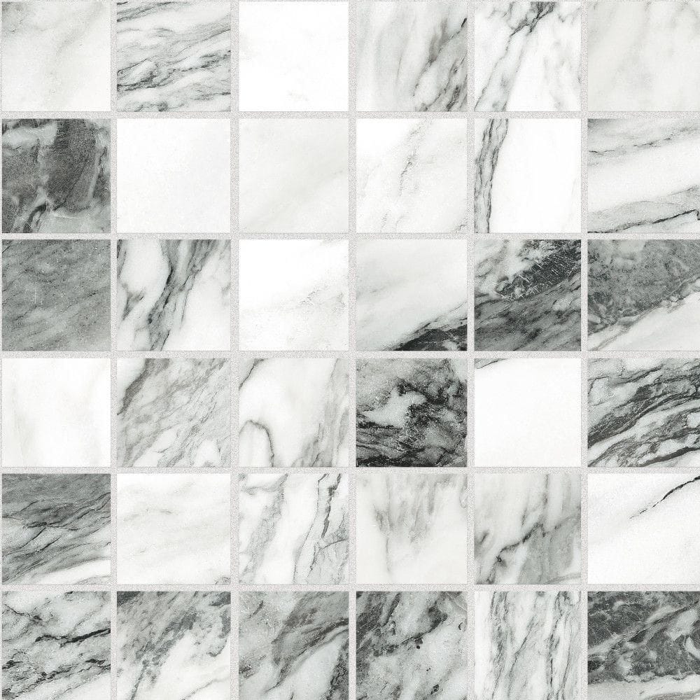 Touche 2 in. Square Zebre 12 in. x 12 in. Porcelain Floor and Wall Mosaic Tile (8.82 sq. ft./Case) price history on PriceWatchPro