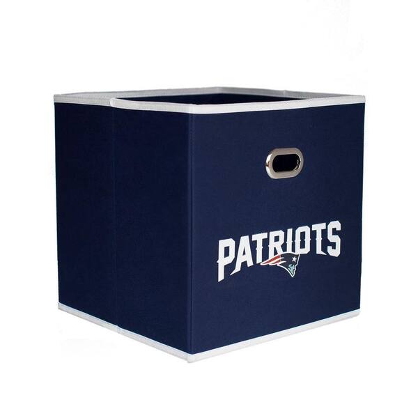 MyOwnersBox New England Patriots NFL Store Its 10-1/2 in. x 10-1/2 in. x 11 in. Navy Blue Fabric Drawer