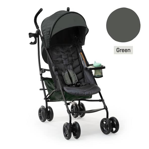 3 Dlite Convenience Stroller, Light-weight Travel Stroller, Green-Age 6-Months Up to 50 lbs.