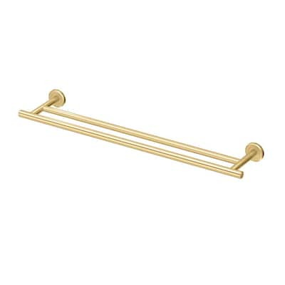 Gatco Latitude II Single Euro Toilet Paper Holder In Brushed Brass-4233 ...