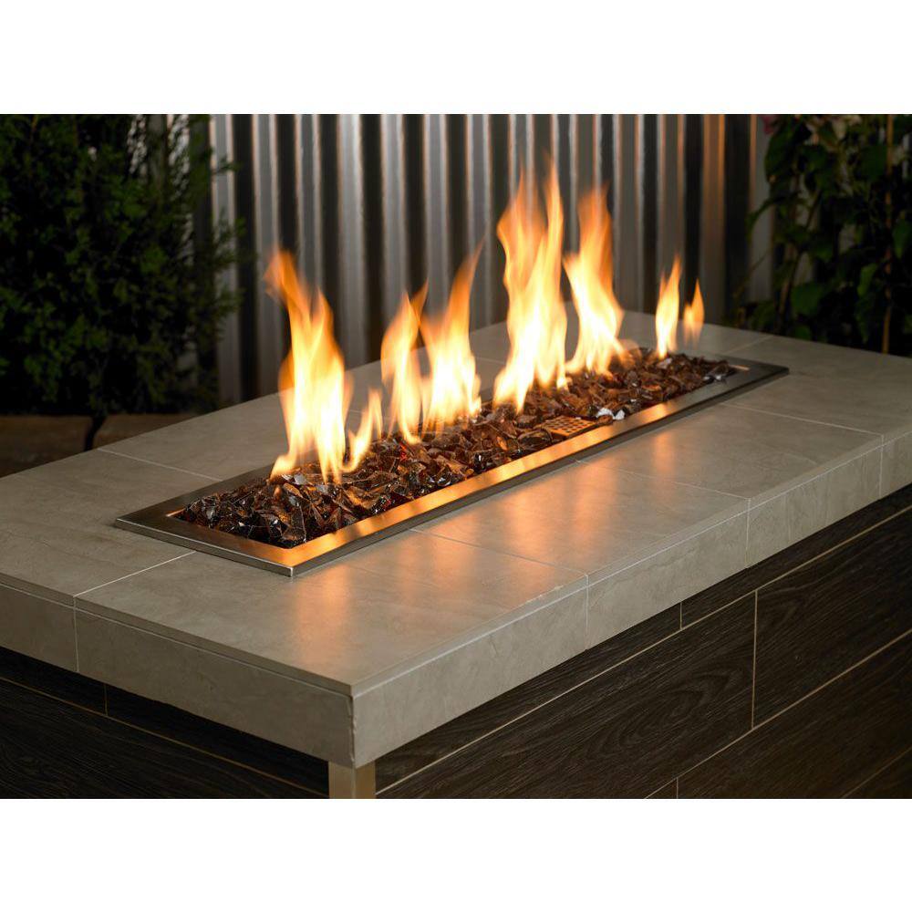 Auburn Recycled Decorative Fire Pit Glass, 10 Pounds