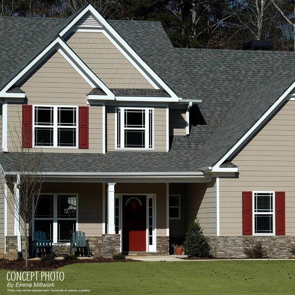 Ekena Millwork 21-1/2 in. x 79 in. True Fit PVC 4-Board