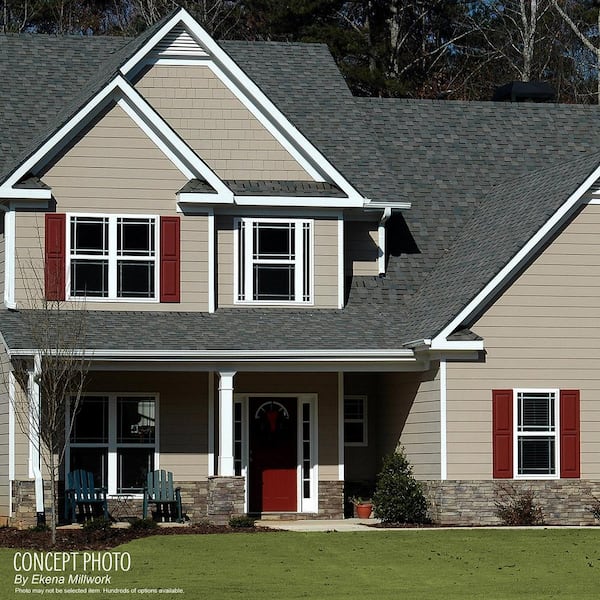 Ekena Millwork 21-1/2 in. x 62 in. True Fit PVC 4-Board