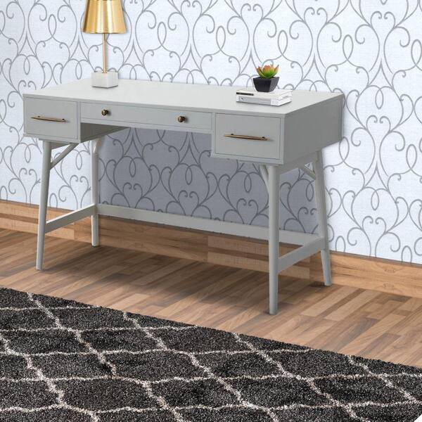 white twin lakes 2 drawer desk