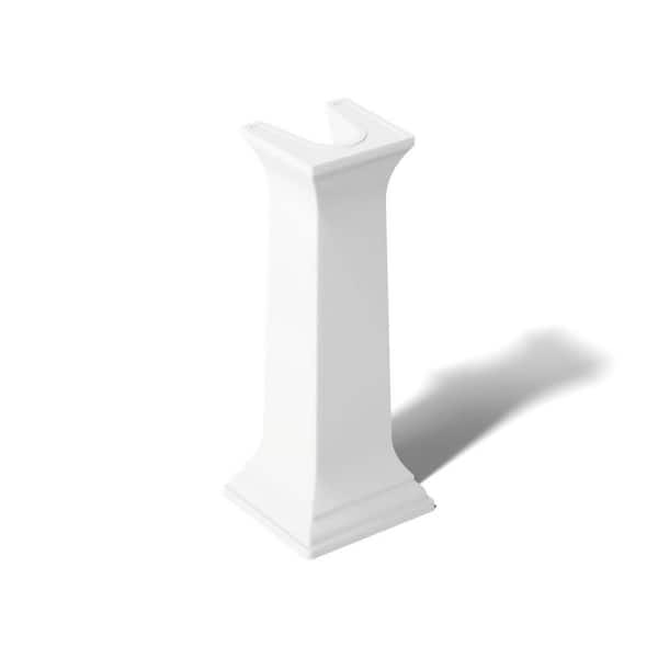 Memoirs Ceramic Lavatory Pedestal in White