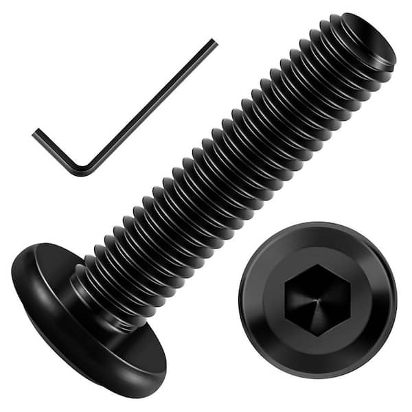 M6 x 30 mm Black Oxide Zinc Socket Head Cap Screws Bolts (20-Pack), 304 Stainless Steel