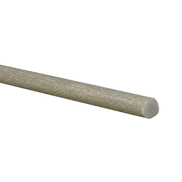 Unbranded 3/8 in. x 20 ft. 3-GatorBar Grip Fiberglass Rebar
