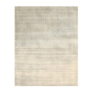 Boho Ivory/Gray 8 ft. x 10 ft. Stripe Rug