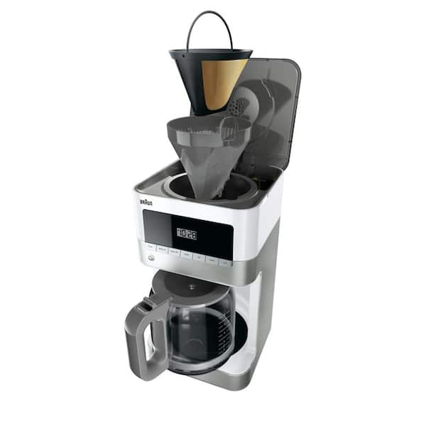 Braun MultiServe Drip Coffee White/Stainless Steel KF9150WH - Best Buy