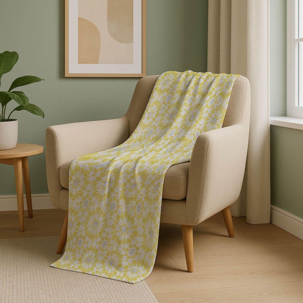 Premium Machine Washable ASB734 Yellow 50 in. x 70 in. Sherpa Throw Blanket price history on PriceWatchPro