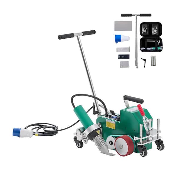 Roofing Hot Air Welder, 3400W 220V High Power Plastic PVC TPO Welding Machine Kit-1. 57in. W, 0.04-0.08 in. Thickness