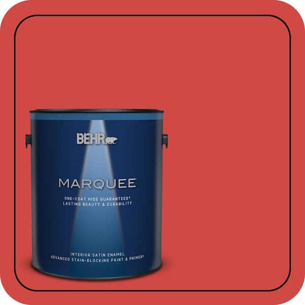 BEHR MARQUEE 1 gal. #P170-6 Race Car Stripe Satin Enamel Interior Paint & Primer