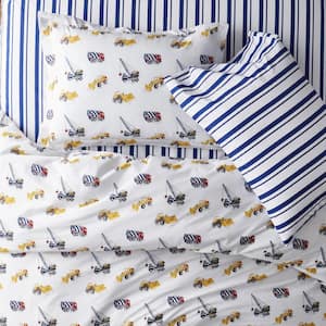 Company Kids™ Stripe Striped 200-Thread Count Organic Cotton Percale Sheet Set