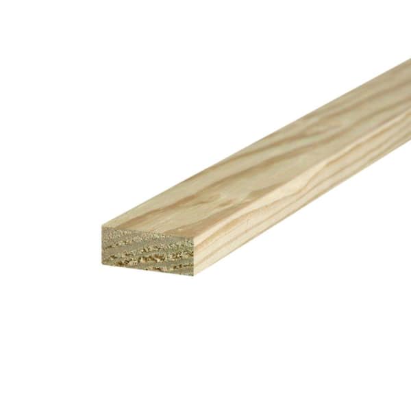Unbranded 1 in. x 2 in. x 8 ft. #2 Pressure-Treated Board