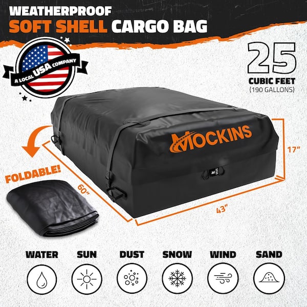メーカー Mockins Capacity Bag Carrier Rooftop Waterproof ft. cu. 25 その他