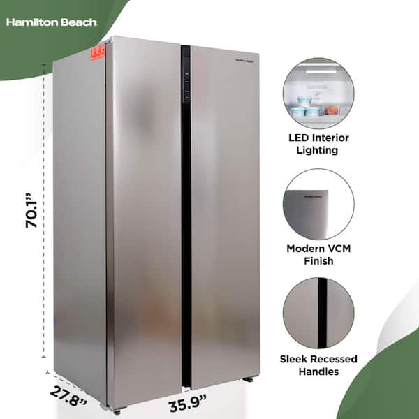 Hamilton Beach 20.6 cu. ft. Countertop Depth Side-by-Side