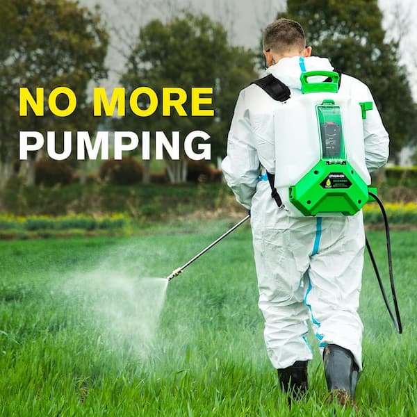 Justincity 4 Gal. Cordless Backpack Polyethylene Sprayer or