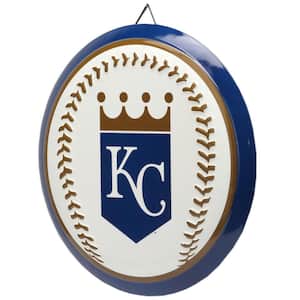 Kansas City Royals Round Baseball Metal Sign
