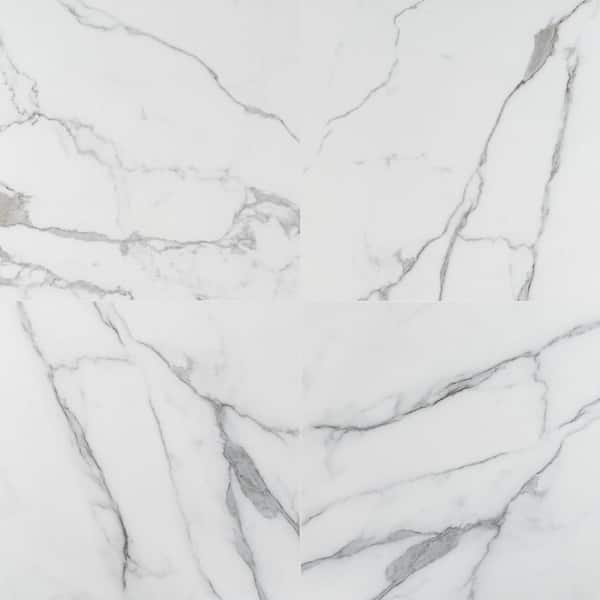 Ivy Hill Tile Saroshi Statuario Valley 23.62 in. x 23.62 in. Matte Porcelain Floor and Wall Tile (15.5 sq. ft./Case)