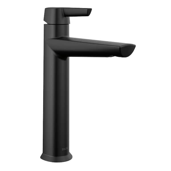 Delta Galeon Single Handle Single Hole Bathroom Faucet in Matte Black
