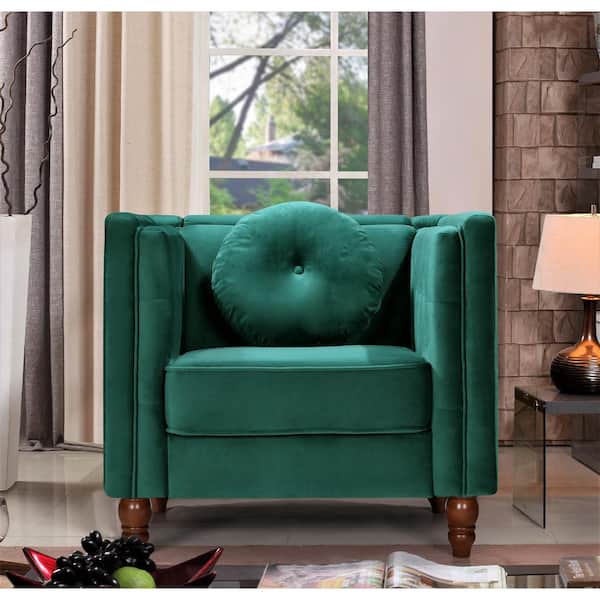Angie Green Classic Kittleson Chesterfield Chair