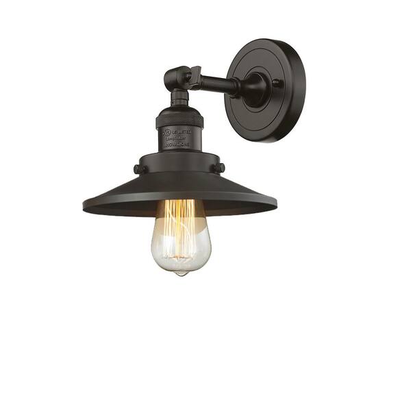 Innovations Railroad 8 in. 1Light Oil Rubbed Bronze Wall Sconce with