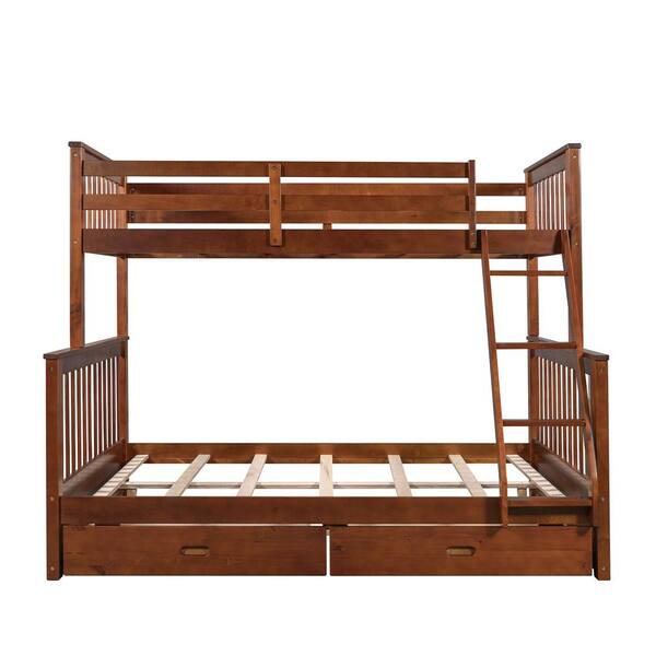 two full size bunk beds