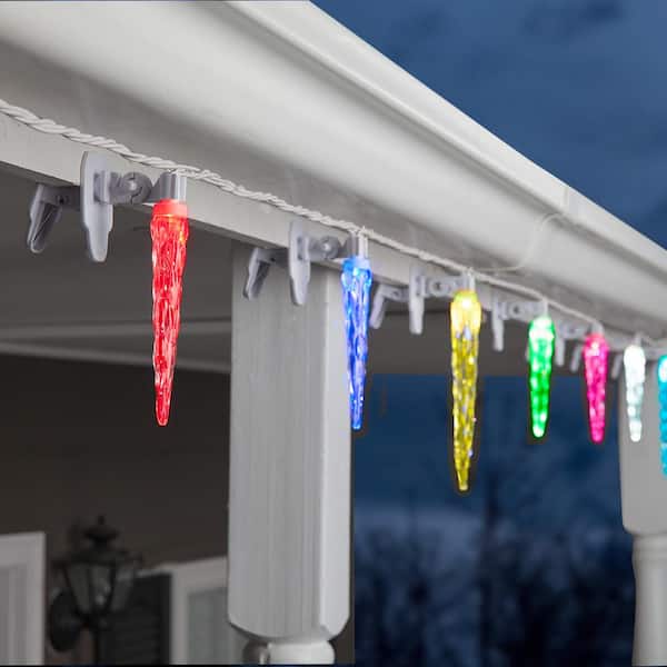 LightShow 20-Light ColorMotion ClipLights Icicle Light String