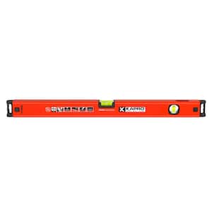 24 in. Magnetic Aluminum Box Level with Plumb Site