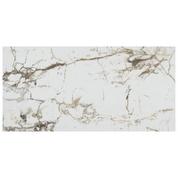 MSI Fusion 16 in. x 32 in. Matte Stone Look Porcelain Floor Tile