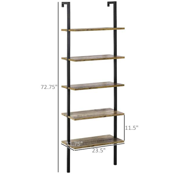 5 tier outlet ladder shelf