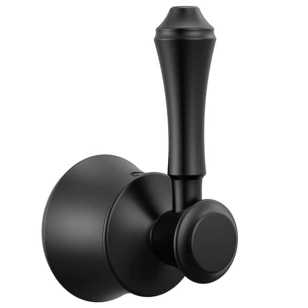 (1-Pack) Cassidy Tub and Shower Faucet Metal Lever Handle in Matte Black