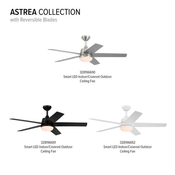 Designers Fountain Astrea 52 in. Smart Indoor/Covered Outdoor