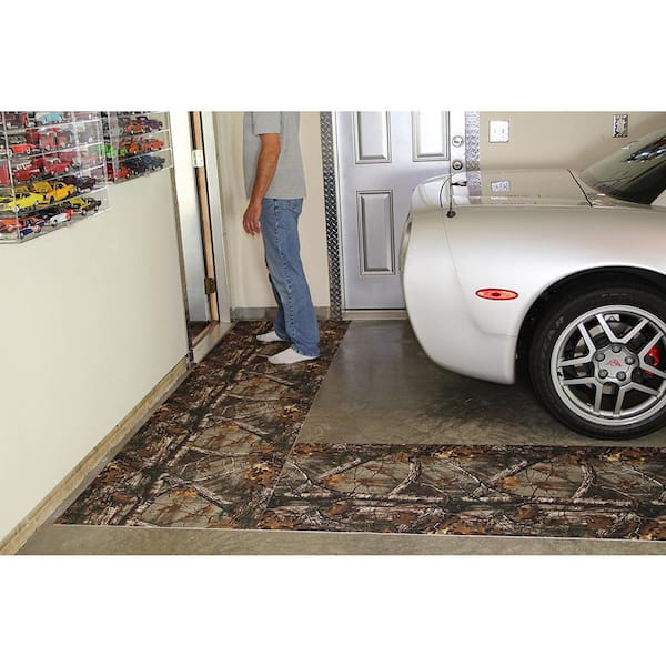 Armor All 2 ft. 5 in. x 9 ft. Charcoal Grey Commercial Polyester Garage  Flooring Roll AAGFRC299 - The Home Depot