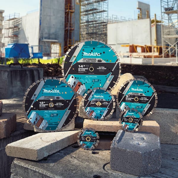 Makita 9 in. Thin Kerf Segmented Rim Diamond Blade E-23298 - The