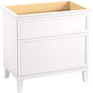 Artifacts 36 in. W x 21.9 in. D x 34.5 in. H Bathroom Vanity Cabinet without Top in Linen White